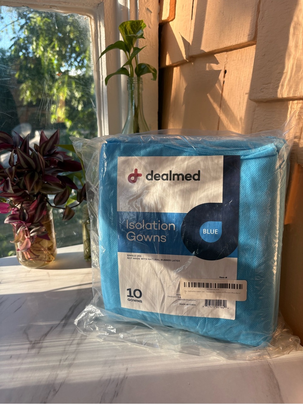 Dealmed Blue Isolation Gowns - Pack of 10